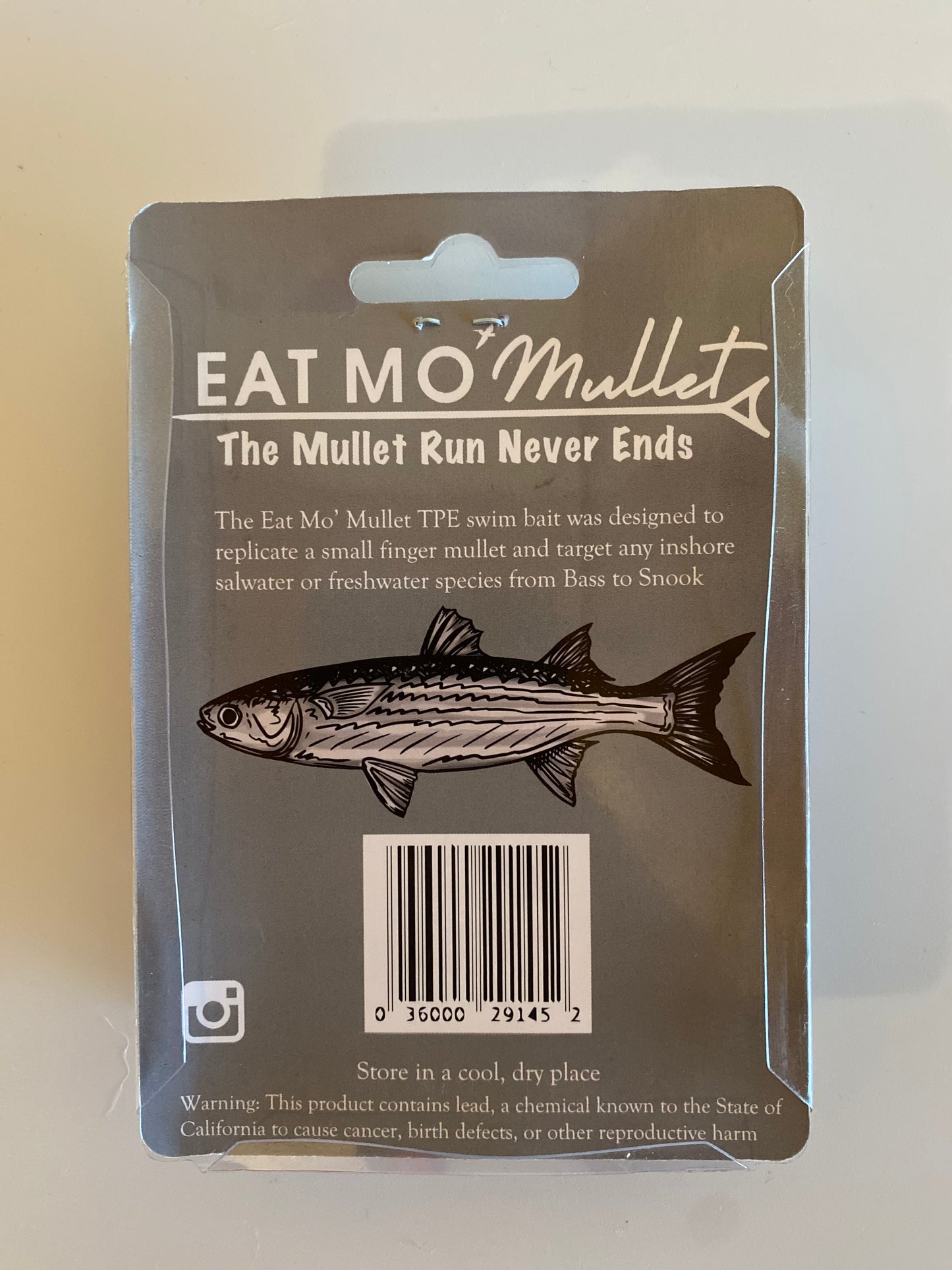 3.5 Inch 1/2 oz Finger Mullet