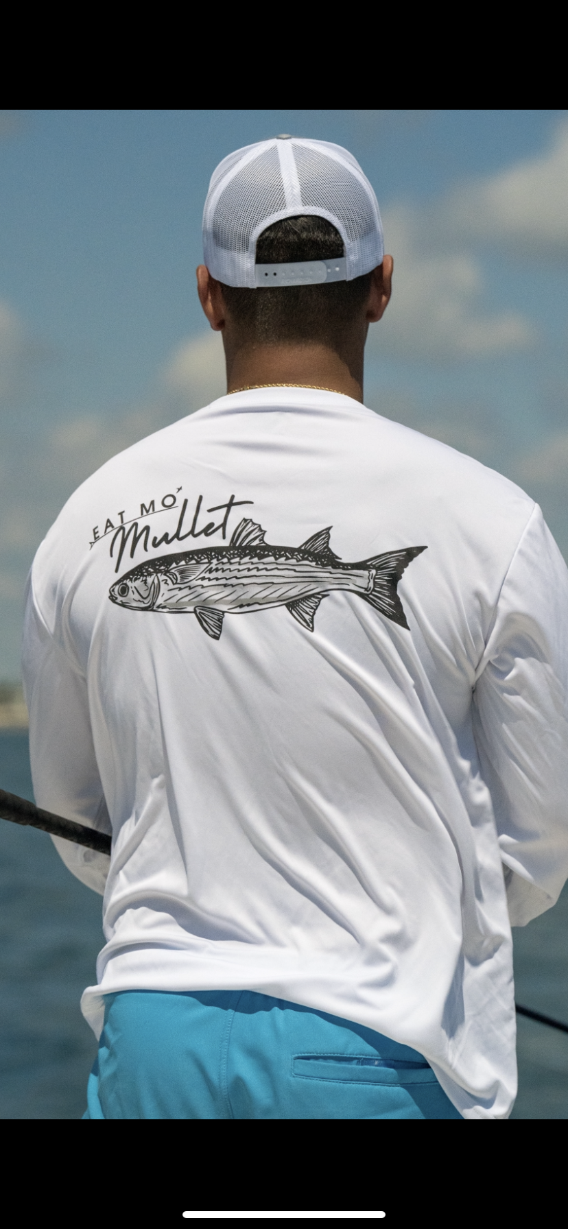 Eat Mo' Mullet Long Sleeve Performance T-Shirt