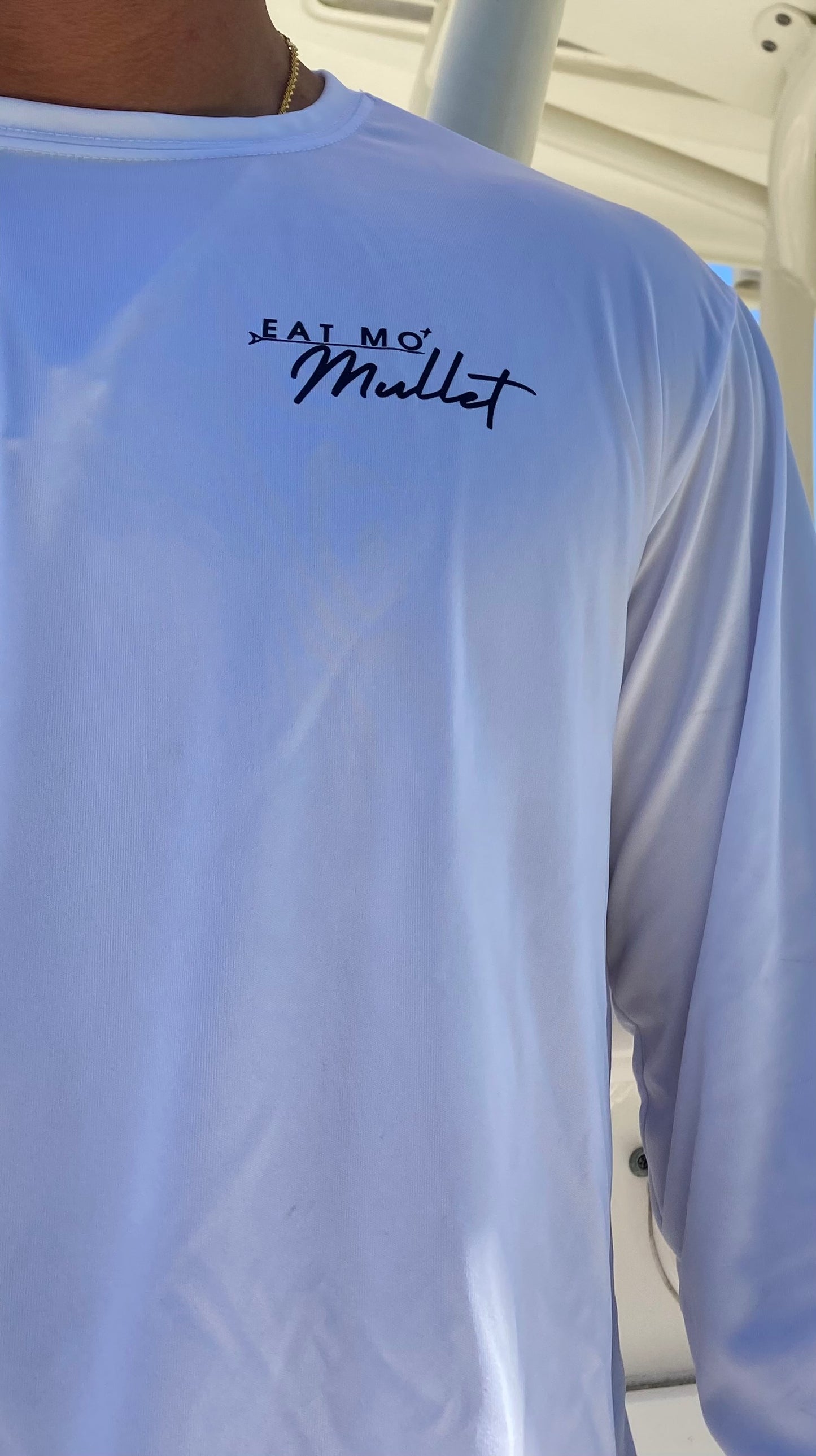 Eat Mo' Mullet Long Sleeve Performance T-Shirt